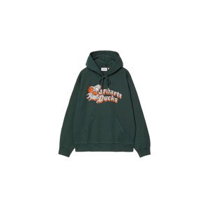 Carhartt WIP Hooded Flaming Ducks Sweat Muškarci - Dukserice i džemperi s kapulja Carhartt WIP - Zelena - I034724_CI_XX-M - Size: M