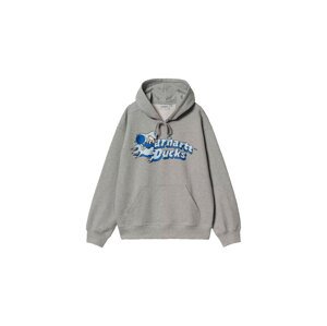 Carhartt WIP Hooded Flaming Ducks Sweat Muškarci - Dukserice i džemperi s kapulja Carhartt WIP - Siva - I034724_V6_XX-XL - Size: XL