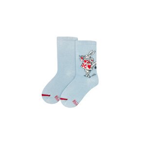 MuseARTa John Tenniel - The White Rabbit and the Herald Unisex - Nogavice MuseARTa - Plava - JT-WR05-06-31-34 - Size: 31-34