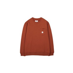Makia Square Pocket Sweatshirt M Muškarci - Dukserice i džemperi s kapulja Makia - Crvena - M41073_375-XL - Size: XL