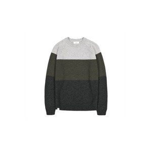 Makia Block Knit M Muškarci - Dukserice i džemperi s kapulja Makia - Siva - M50045_752-L - Size: L