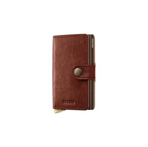Secrid Miniwallet Basco Whiskey Unisex - Novčanik Secrid - Smeđa - MBc-Whiskey-One-size - Size: One size