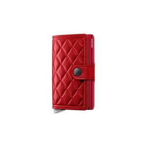 Secrid Miniwallet Emboss Diamond Red Unisex - Novčanik Secrid - Crvena - MEd-Red-One-size - Size: One size