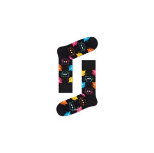 Happy Socks Cat Sock Unisex - Nogavice Happy Socks - Crna - MJA01-9050-7.5-11.5 - Size: 7.5-11.5