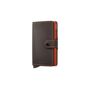 Secrid Miniwallet Matte Trufﬂe & Orange Unisex - Novčanik Secrid - Narančasta - MM-Trufﬂe-Orange-One-size - Size: One size