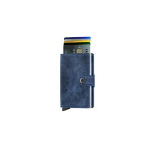 Secrid Miniwallet Vintage Blue Unisex - Novčanik Secrid - Plava - MV-Blue-One-size - Size: One size