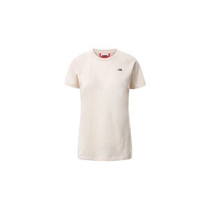 The North Face W S/S Scrap Tee Žene - Majice The North Face - Svijetlo smeđa - NF0A55GWLE7-S - Size: S
