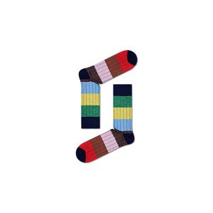 Happy Socks Dressed Multi Stripe Sock Unisex - Nogavice Happy Socks - Velikobojan - P000241-9.5-13 - Size: 9.5-13