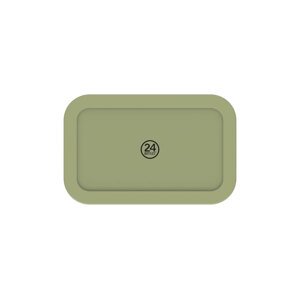 24 Bottles Snackbox Sage 700 ml Unisex - Boca 24Bottles - Zelena - SB_070_1972-One-size - Size: One size