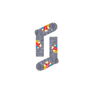 Happy Socks Shooting Stars Sock Unisex - Nogavice Happy Socks - Siva - SHO01-9700-7.5-11.5 - Size: 7.5-11.5