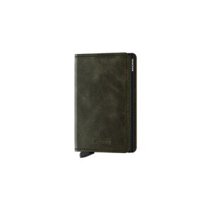 Secrid Slimwallet Vintage Olive Black Unisex - Novčanik Secrid - Crna - SV-Olive-Black-One-size - Size: One size