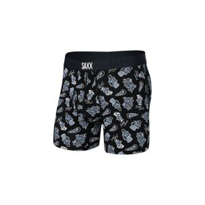 Saxx Ultra Soft Boxer Brief Fly Muškarci - Dolje Saxx - Crna - SXBB30F-DEV-M - Size: M