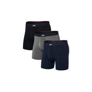 Saxx Vibe Xtra (3 Pack) Soft Comfort Boxer Brief 6" Muškarci - Dolje Saxx - Velikobojan - SXPP3VX-BHN-L - Size: L