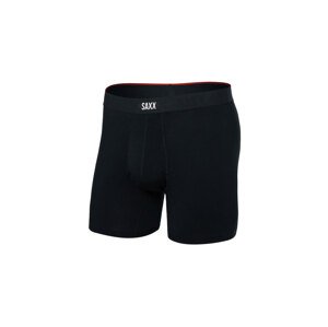 Saxx Vibe Xtra Soft Comfort Boxer Brief 6" Muškarci - Dolje Saxx - Crna - SXVX24F-BLK-XL - Size: XL