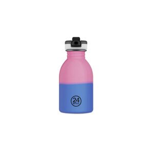 24 Bottles Urban Bottle 250ml REactive Pink/Blue - Sport Lid Unisex - Boca 24Bottles - Roza - UB_025_2008-One-size - Size: One size