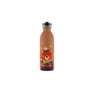 24 Bottles Urban Bottle Sweet Bear 500ml Unisex - Boca 24Bottles - Smeđa - UB_050_1962-One-size - Size: One size