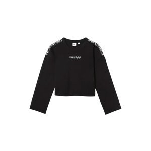 Vans Wm Brand Striper Crew Black Žene - Majice Vans - Crna - VN0A4DPABLK-M - Size: M