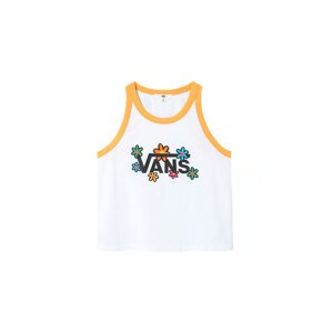 Vans Stacked Floral Tank Žene - Majice Vans - Bijela - VN0A4OS6YBY-M - Size: M