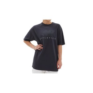 New Balance Athletics Oversized Tee Žene - Majice New Balance - Siva - WT23503PHM-XS - Size: XS