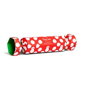 Happy Socks 2-Pack Big Dot Snowman Gift Set Muškarci - Nogavice Happy Socks - Velikobojan - XBDS02-6500-4-7 - Size: 4-7